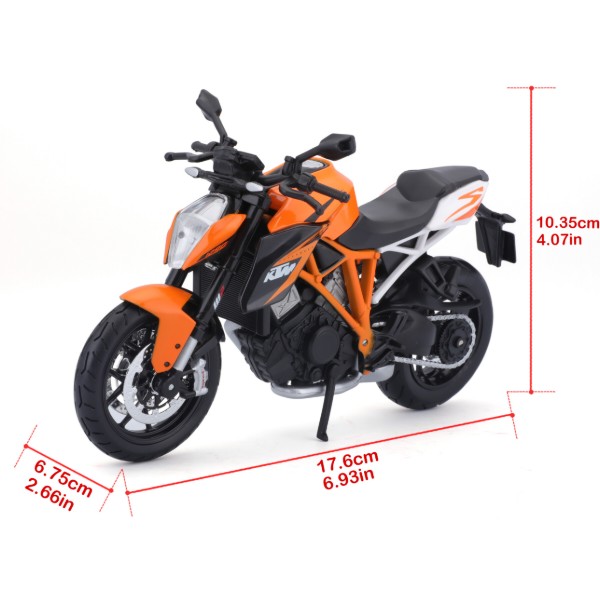Фото - Коллекционный легковой транспорт Maisto KTM Super Duke R 1290 масштаб 1:12 (31101-13065)